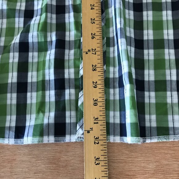 Wrangler Western Shirt Men 3XL Green Plaid Snap Button Up Pocket Long Sleeve - Picture 6 of 14